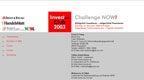 Screenshot der Website "Investors Club 2003"